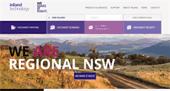 Desktop Screenshot of inlandtechnology.com.au